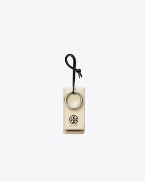 Tory Burch Hangtag Key Charm, One Size - Metallic
