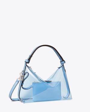 Tory Burch Mellow Clear Shoulder Bag - Blue