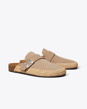 Tory Burch Mellow Raffia Mule - Natural