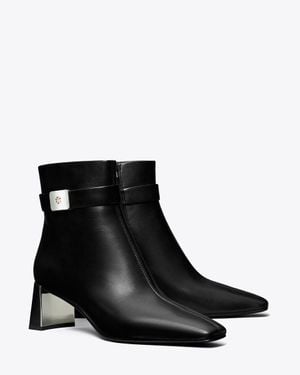Tory Burch Georgia Heeled Ankle Boot - Black