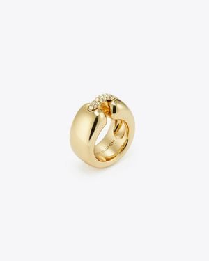 Tory Burch Pierced Ring - Metallic