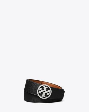 Tory Burch 1.5" Miller Reversible Belt - Black
