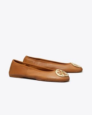Tory Burch Reva Travel Ballet - Brown