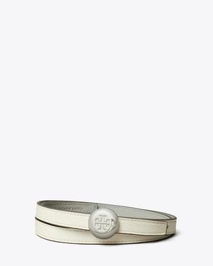 Tory Burch Romy Reversible Belt - Metallic
