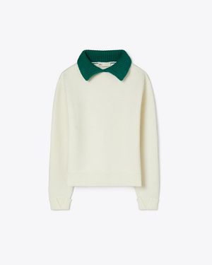 Tory Burch Wool Jumper - Green