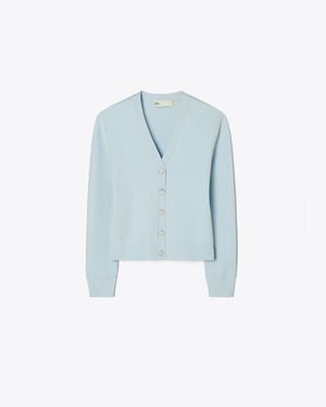 Tory Burch Simone Cardigan - Blue