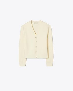 Tory Burch Simone Cardigan - White