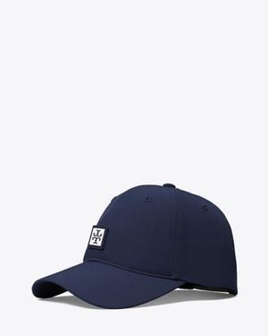 Tory Burch Logo Elastic Cap - Blue