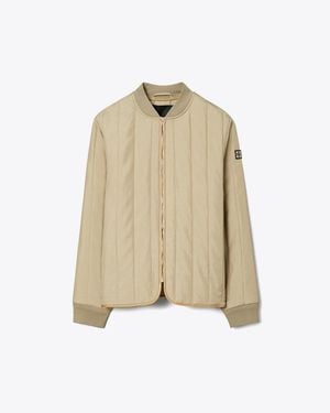 Tory Burch Quilted Nylon Jacket - Natural