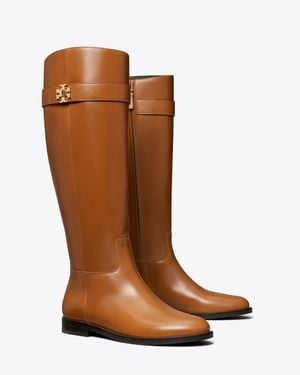 Tory Burch Turnlock Riding Boot - Brown