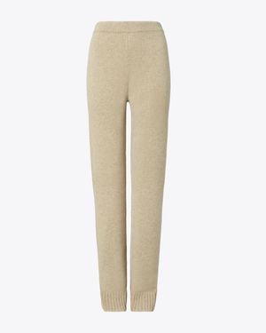Tory Burch Wool Sweater Pant - Natural