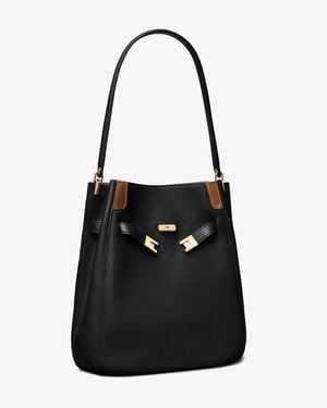 Tory Burch Lee Radziwill Bucket Bag - Black