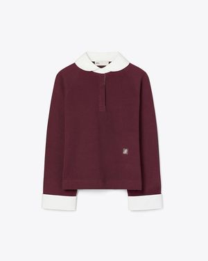 Tory Burch Rugby Jumper - Purple