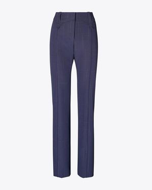 Tory Burch Wool Pant - Blue