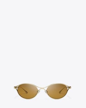 Tory Burch Deco Runway Sunglasses - Natural