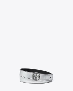 Tory Burch 1" Miller Metallic Belt