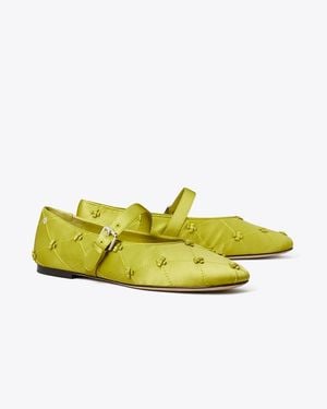 Tory Burch Bunny Knot Mary Jane - Yellow