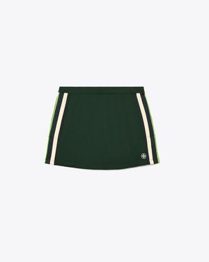 Tory Burch Tech Piqué Tennis Skirt - Green
