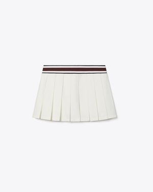 Tory Burch Pleated Tennis Skirt - White