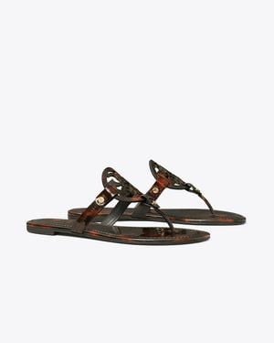 Tory Burch Miller Patent Sandal - Brown