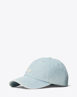 Tory Burch Tory Burch Logo Cap - Blue