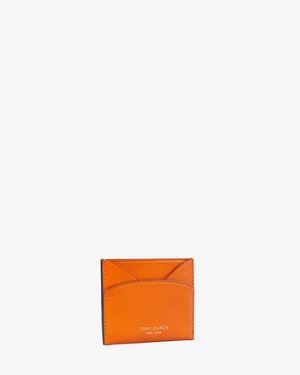 Tory Burch Romy Flat Card Case - Orange