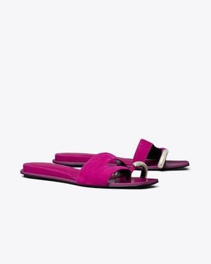 Tory Burch Pierced Slide - Purple