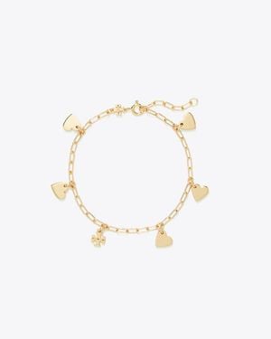 Tory Burch Curiosity Heart Bracelet - Metallic