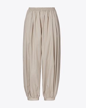 Tory Burch Balloon Trousers - Natural