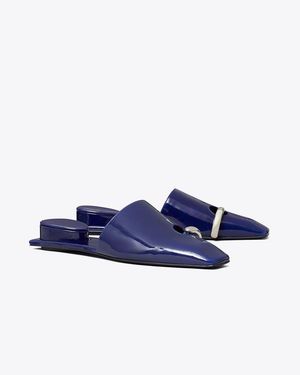 Tory Burch Pierced Mule - Blue