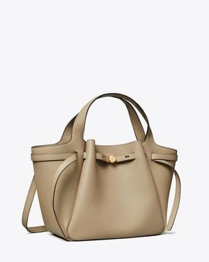 Tory Burch Small Romy Tote, One Size - Metallic
