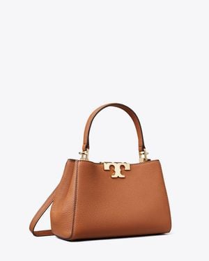 Tory Burch Mini Eleanor Soft Satchel - Brown