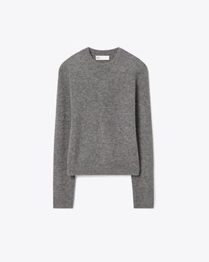 Tory Burch Cashmere Silk Sweater - Gray