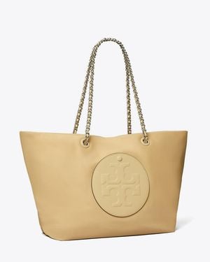 Tory Burch Ella Chain Tote, One Size - Natural