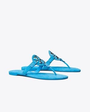 Tory Burch Miller Suede Sandal - Blue