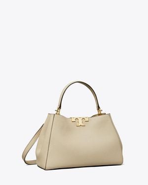 Tory Burch Medium Eleanor Soft Satchel - Natural