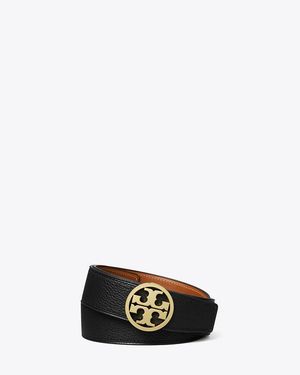 Tory Burch 1.5" Miller Reversible Belt - Black