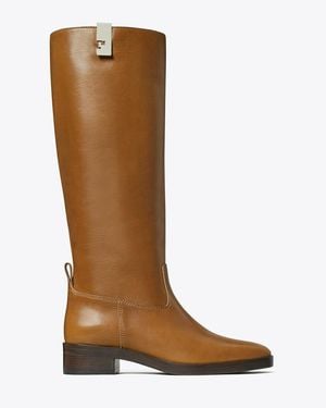 Tory Burch Money Clip Boot - Brown