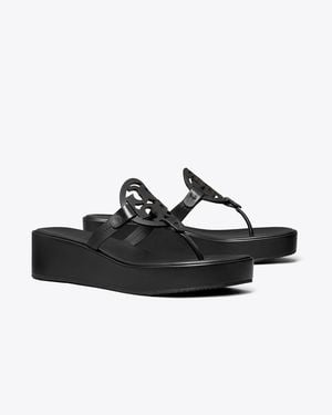 Tory Burch Miller Wedge Sandal - Black