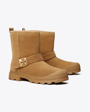 Tory Burch Mellow Shearling Boot - Brown