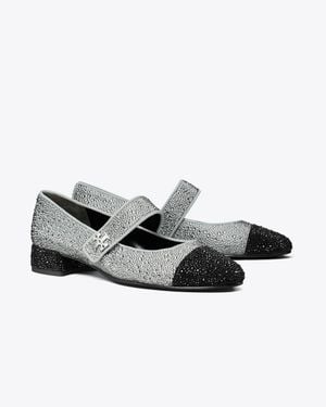 Tory Burch Cap-Toe Crystal Mary Jane - Multicolour