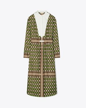 Tory Burch Silk Shirtdress - Green