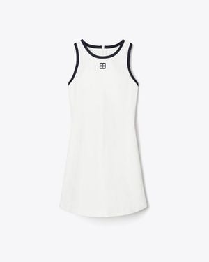 Tory Burch Jersey Racerback Tennis Dress - White