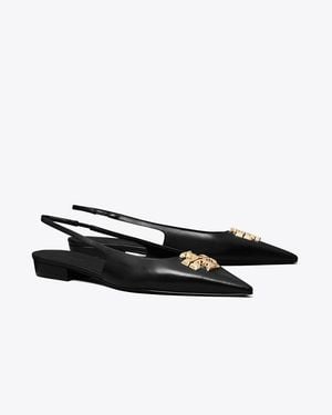 Tory Burch Eleanor Slingback Flat - Black