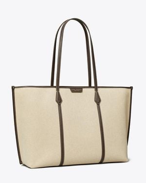 Tory Burch Perry Canvas Tote - Natural
