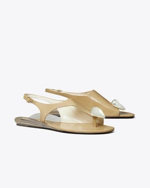 Tory Burch Patos Slingback Sandal - Metallic