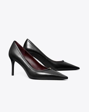 Tory Burch Double T Buckle Pump - Black