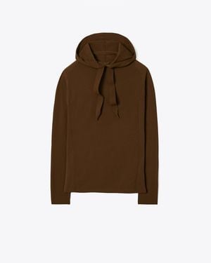 Tory Burch Nylon Hoodie - Brown