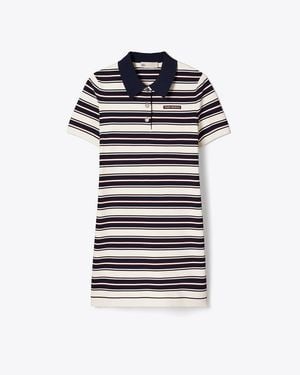 Tory Burch Viscose Polo Dress - Blue