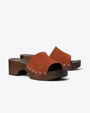 Tory Burch Sandal Clog - Brown